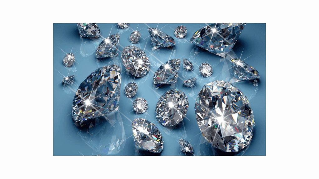 Loose diamonds from the Diamonds lesson
