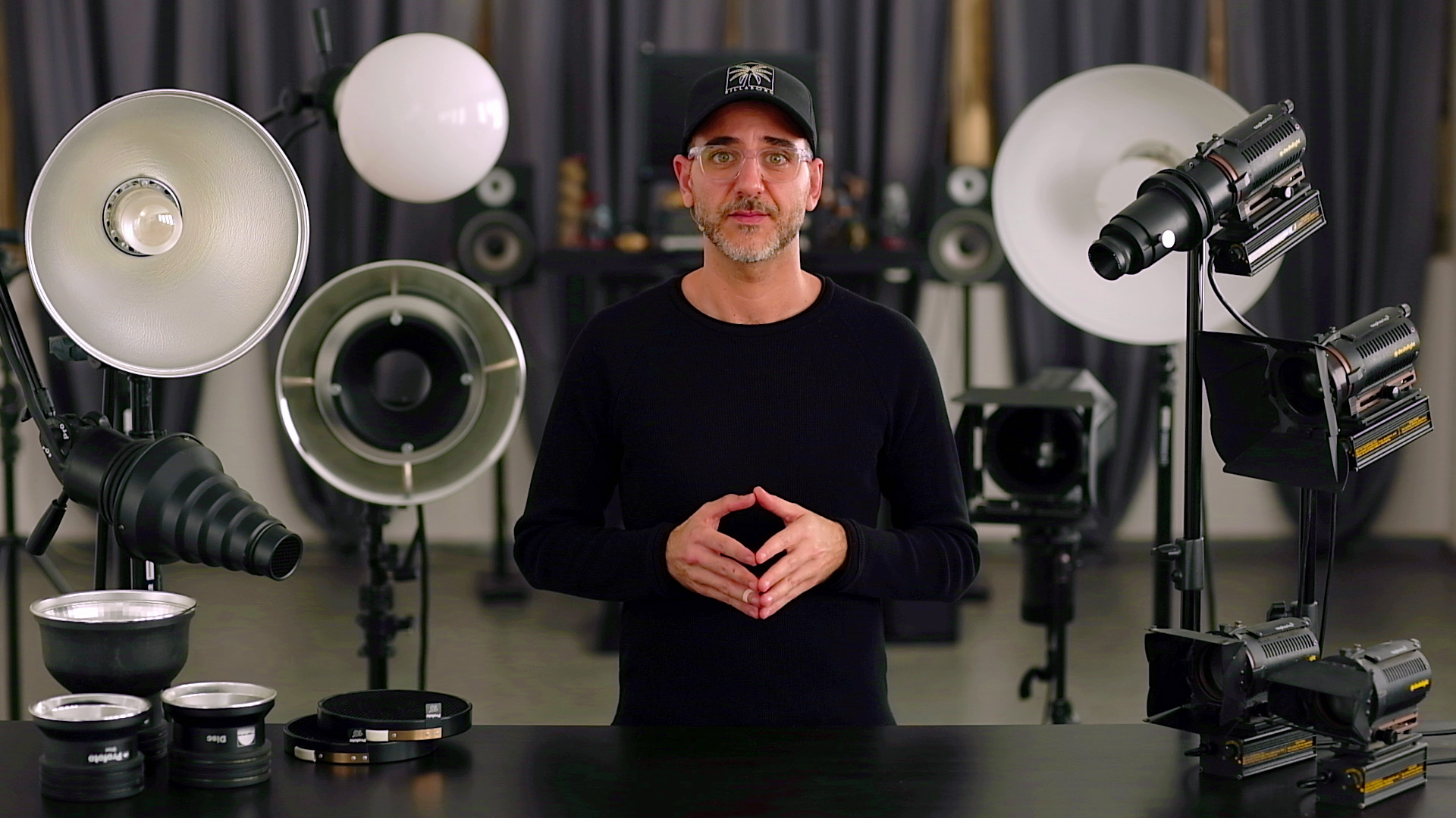 Ivan Moshe in his photography studio